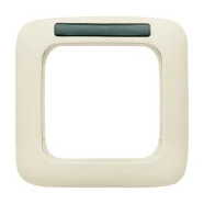 Busch-Jaeger 1721 NS-212 Afdekraam 1-voudig met tekstvenster Crème-wit Koop Online