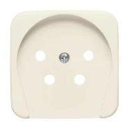 Busch Jaeger 2765-212-503 Centraalplaat 4-pens telefooncontactdoos Crème-wit Speciale Aanbieding
