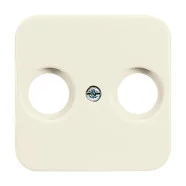Busch Jaeger 2531-212 centraalplaat voor standaard antennecontactdoos 2-voudig Crème-wit Koop Online