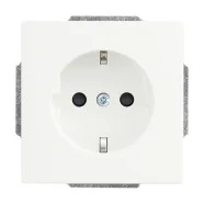 Busch Jaeger 20 EUCBLI-884 Platform 63 Wandcontactdoos met randaarde Steplight Nachtoriëntatielicht Studiowit mat Dagaanbieding