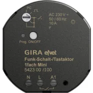 Beperkte Voorraad Gira 542300 eNet Draadloze schakel-/tastactor enkelvoudig Mini