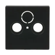 Busch-Jaeger 1743-885 Platform 63 Centraalplaat voor standaard antennecontact doos Zwart mat Goedkoop