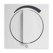Busch-Jaeger 1740 DR/03-83 Platform 63 Centraalplaat met opdruk Luidspreker Draaiknop Aluzilver Goedkoop