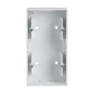 Busch Jaeger 1702-884 Future linear Opbouwbehuizing 2 voudig Studiowit Mat Nieuw