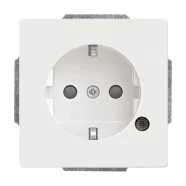 Busch Jaeger 20 EUCBL-84 Platform 63 Wandcontactdoos met randaarde en led controleverlichting Studiowit Gratis Retour