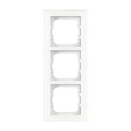 Busch Jaeger 1723-280 Busch-Axcent Afdekraam 3-voudig Wit Glas Korting