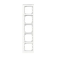 Busch Jaeger 1725-280 Busch-Axcent Afdekraam 5-voudig Wit Glas Bestel Nu