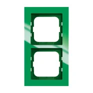Busch Jaeger 1722-286 Busch-Axcent Afdekraam 2-voudig Groen Tijdelijk Beschikbaar