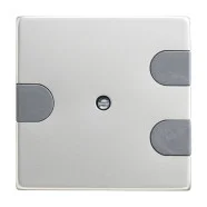 Busch-Jaeger 1745-866 Centraalplaat Pure stainless steel Flitsaanbieding