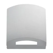 Busch-Jaeger 1746-866 centraalplaat met klapdeksel pure stainless steel Veilige Betaling