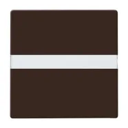Beperkt Aanbod Busch Jaeger 2106 N-31 Allwetter 44 Bedieningswip met tekstveld Bruin