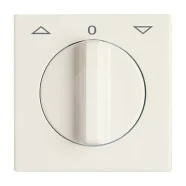 Busch-Jaeger 2142 DR-32 Allwetter 44 Centraalplaat met draaigreep en opdruk Cremewit Betrouwbaar