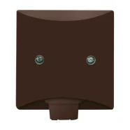 Busch-Jaeger 2133-31 Allwetter 44 Centraalplaat met draagring Bruin Premium