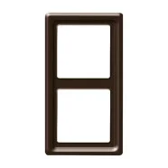 Busch-Jaeger 2102-31 All weather 44 2-voudig afdekraam Bruin Uitverkoop