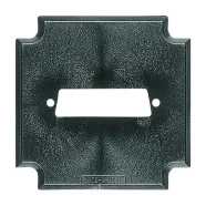 Busch-Jaeger 1712 Inzetplaat voor 25-polige D-sub-connector Spuitgietaluminium (IP41) Flitsaanbieding
