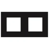 Tijdelijk Beschikbaar Niko 161-76800 tweevoudig afdekraam Pure Black steel