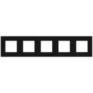 Betrouwbaar Niko 161-76005 vijfvoudig afdekraam Pure Black steel