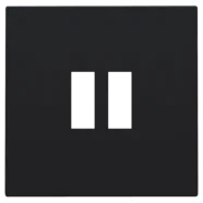 Beste Prijs Niko 161-68001 afwerkingsset voor USB-lader, Black coated