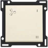 Niko 100-61106 afwerkingsset voor wisselschakelaar voor mechanische motorsturing, Cream Beperkte Voorraad