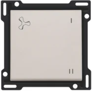 Superprijs Niko 102-61106 afwerkingsset voor wisselschakelaar voor mechanische motorsturing, Light grey