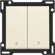 Niko 100-65914 afwerkingsset voor tweevoudige rolluikdrukknop, Cream Lage Prijs