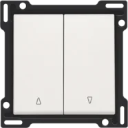 Direct Verzonden Niko 101-65914 afwerkingsset voor tweevoudige rolluikdrukknop, White