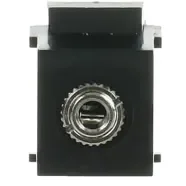 Beperkte Voorraad Busch Jaeger 0229/43 Keystone Module Mini-Audio connector Zwart