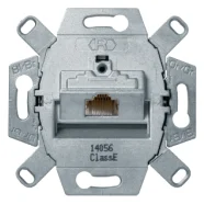 Berker 455401 RJ-datacontactdoos 1-voudig, cat. 6E, 45° -uitgang Flitsaanbieding