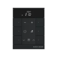 Busch Jaeger SBR-F-6.0.11-885 Free@home Tenton Thermostaat 6-voudig Zwart mat Betaalbaar