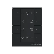 Busch Jaeger SB-F-8.0.11-885 Free@home Tenton 8-voudig Zwart mat Laatste Versie