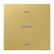 Weekendaanbieding Jung HOME BT ME 17101 P C Taster 1-voudig met pijlsymbolen Messing klassiek