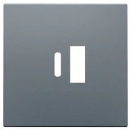 Tijdelijk Beschikbaar Niko 220-68002 Afwerkingsset voor dubbele smart USB-A en USB-C-lader Blue grey