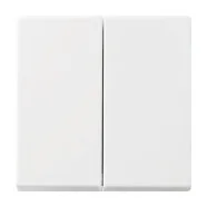 Busch Jaeger 6736 FoH-914 Busch-balance SI Bedieningswip voor Slimme schakelaar 2-voudig Alpinwit Express Levering