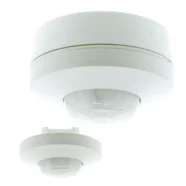 Uitverkoop Klemko 870624 Plafond Bewegingsmelder Universeel voor opbouw en inbouw Wit
