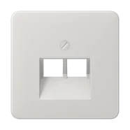 Superprijs Jung CD 569-2 UA LG Afdekking voor IAE/UAE-aansluitdozen 2 x 8-pole Lichtgrijs