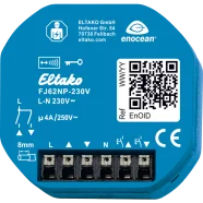 Uitverkoop Eltako FJ62NP-230V Schakelactor Radiofrequent ontvanger voor Zonneweringen en Rolluiken, 1 + 1 NO 4 A