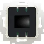 Busch Jaeger 62843 U-WL Ruimte temperatuurregelaar Instelwaardeweergave, timer en afstandsbediening Touchsensor-knoppen 230 V AC Wireless voor Busch-free@home Nieuw