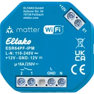 Superprijs Eltako EUD64NPN-IPM Impuls-schakelactor met IP Matter via Wi-Fi Optioneel EnOcean 1 maakcontact potentiaalvrij 16A