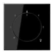 Bestseller Jung LS 1749 BF SW Afdekking voor thermostaat Zwart