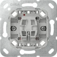 Actieprijs Gira 383600 Basiselement tastschakelaar 10 AX 250 V~ Universele uit- wisselschakelaar Zonder wip (zonder bevestigingsklauwen)