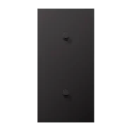 Betrouwbaar Jung AL 12-20 D K 01 Afdekking met tuimelhevel "kegel" 2 x 1 tuimelhevel Verticaal LS 1912 range Dark (aluminium gelakt)