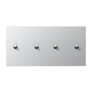 Beste Prijs Jung AL 12-250 R 0 Afdekking met tuimelhevel "cilinder" 2 x 2 tuimelhevel Horizontaal LS 1912 range Aluminium