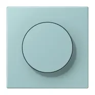 Betaalbaar Jung LC 1740 214 Afdekking met draaiknop LS 990 céruléen clair (32033)