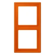 Beperkte Voorraad Jung LC 982 260 Afdekraam 2-voudig LS 990 orange vif (4320S)