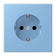 Superprijs Jung LC 1520 256 Wandcontactdoos met randaarde 16A 250V LS 990 bleu céruléen 59 (4320N)