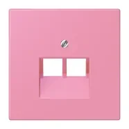 Bestel Nu Jung LC 969-2 UA 246 Afdekking voor IAE/UAE-aansluitdozen 2 x 8-pole LS 990 rose vif (4320C)
