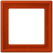 Uitverkoop Jung LC 981 244 Afdekraam 1-voudig LS 990 rouge vermillon 59 (4320A)