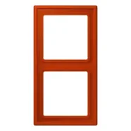 Actieprijs Jung LC 982 243 Afdekraam 2-voudig LS 990 rouge vermillon 59 (4320A)