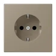 Actieprijs Jung LC 1520 242 Wandcontactdoos met randaarde 16A 250V LS 990 ombre naturelle moyenne (32141)