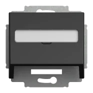 Busch-Jaeger 1758-915 Busch-balance SI Centraalplaat communicatieconnector met draagring Zwart mat Gecertificeerd